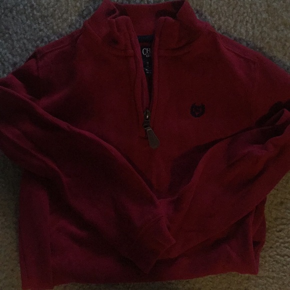 Boys red chaps pullover sweater - Picture 2 of 3